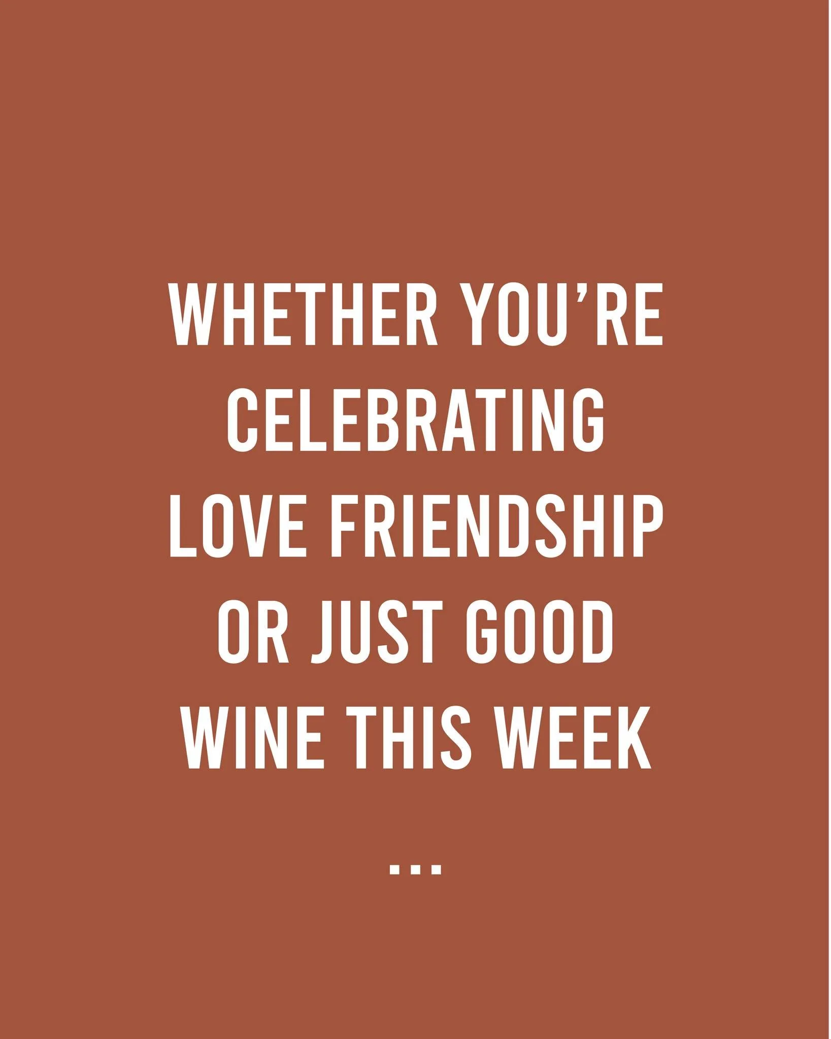 Whether you&rsquo;re celebrating love friendship or just good wine this week try those off the beaten path options:

Cambrico Rufete blanco: Delicate aromas of chamomile, citrus zest, crisp apple and dried leaves unfold slowly.
The palate is vibrant;