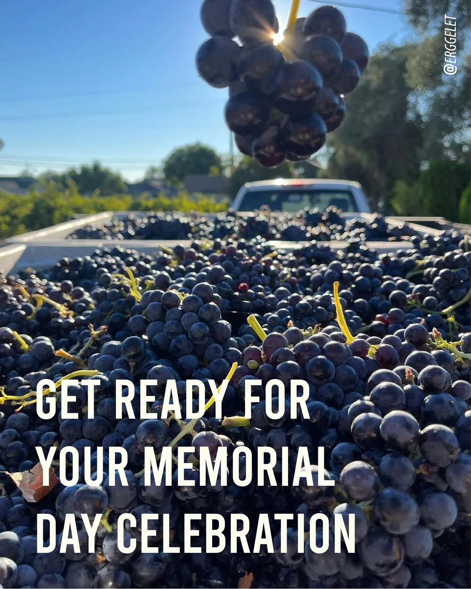 Get ready for your Memorial Day celebration :

Kick things off with Fres.co Primitivo from Sonoma, California ; easy, juicy, and made for effortless sipping.

Fire up the grill with Table Red from Erggelet ; a perfect BBQ companion, blending Zinfande
