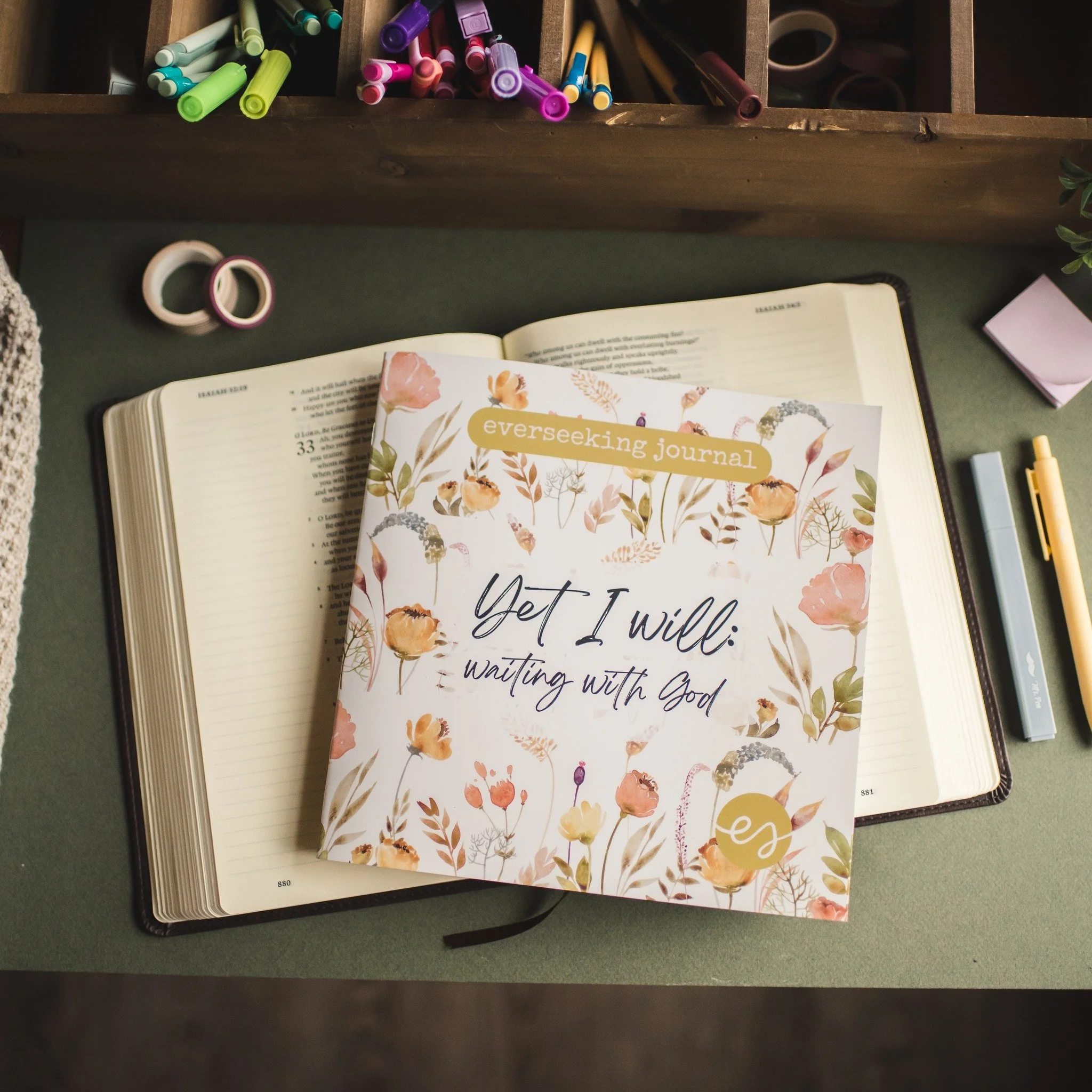 "When things around us are hard and we find ourselves in darkness, it can be heavy. It can be lonely. And it can be frustrating to have no control. But one thing is always true despite the hard times: we always have the option of looking to God.