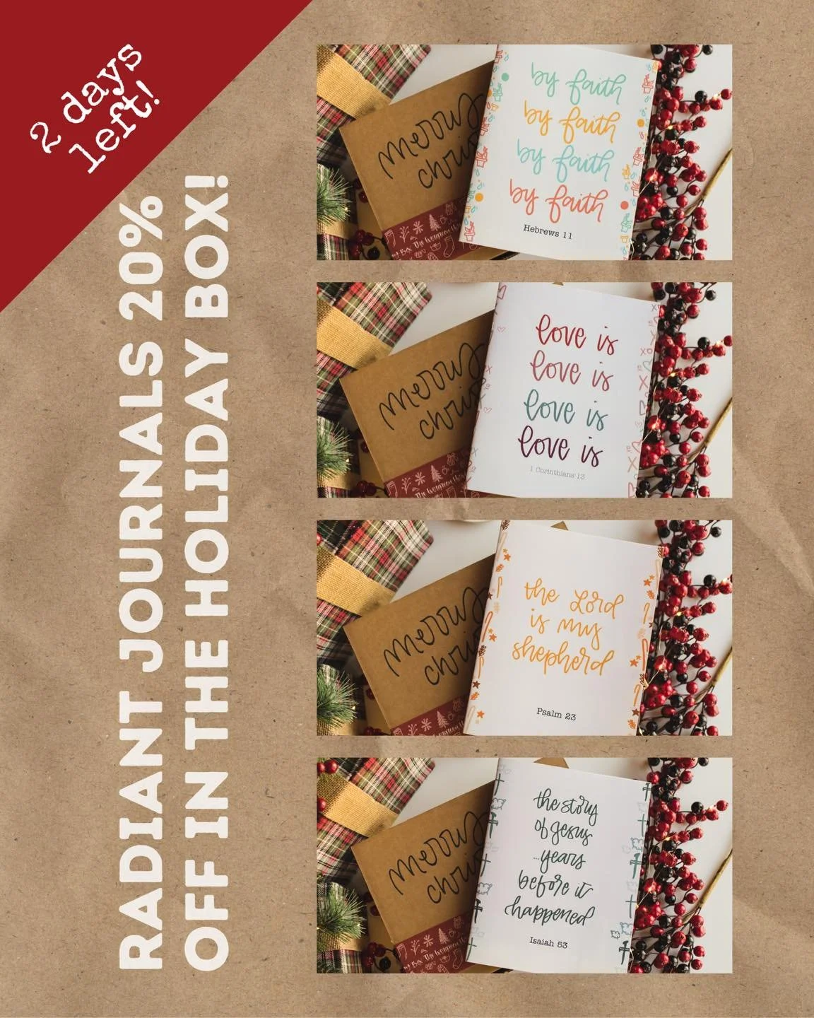 Encourage the preteen girl in your life by gifting her with a Radiant Holiday Box this Christmas &mdash; the gift of Bible journaling!

And it&rsquo;s at our best price for a limited time 🥳

Learn more or preorder at https://www.evergreencypress.com