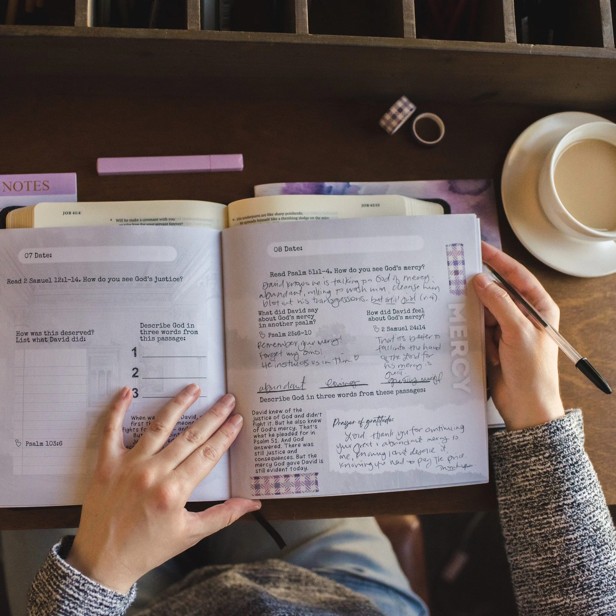 &quot;It doesn&rsquo;t really make sense. How can God fully deliver
justice and at the same time be fully merciful?

But this is our God. We don&rsquo;t have to wonder if it&rsquo;s true.
The Bible proves it over and over again in both the Old
and Ne