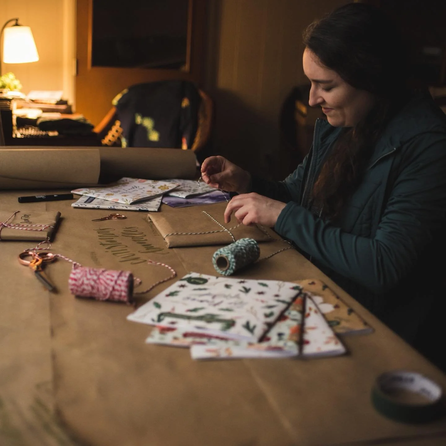 Wrapping your Christmas bundles 😊 don&rsquo;t forget to snag one of our seven special everseeking bundles, available for a limited time!

Learn more: https://www.evergreencypress.com/the-evergreen-christmas-bundles