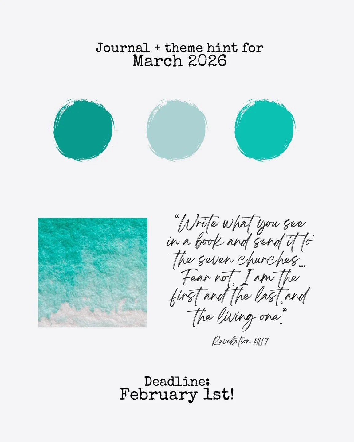 Time is running out to get the next everseeking mailer and journal! Subscribe before February 1st 11:59 PM CST&hellip;

(And if you&rsquo;d like the reveal of the March journal cover with the title, catch the end of the live earlier today!)

Subscrib