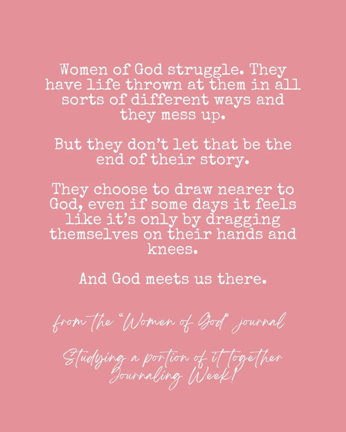 We&rsquo;re excited to study through sample pages of this journal together with you this next week &mdash; Journaling Week! Details coming soon 😊

(And stay tuned&hellip; we may be sharing a page sample of the other bestseller journals to journal th