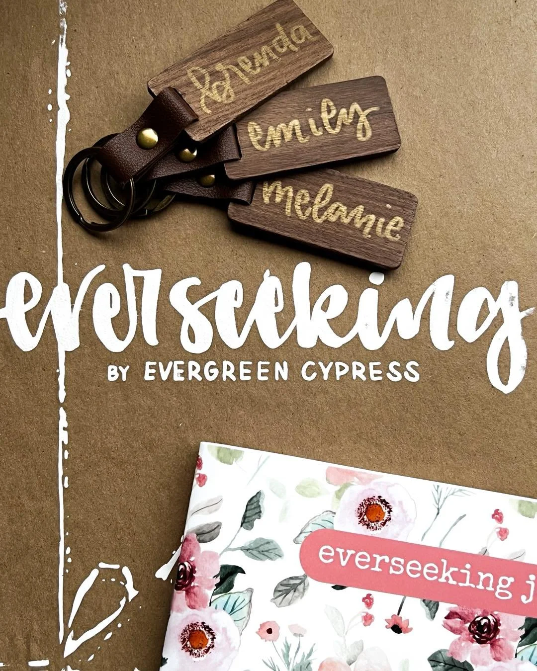 BONUS! We are so excited to be celebrating everseekers during our Journaling Week &mdash; so much so that not only are we writing all of your names down&hellip;

&hellip; each name is being handlettered on a keychain and will then be mailed to you in
