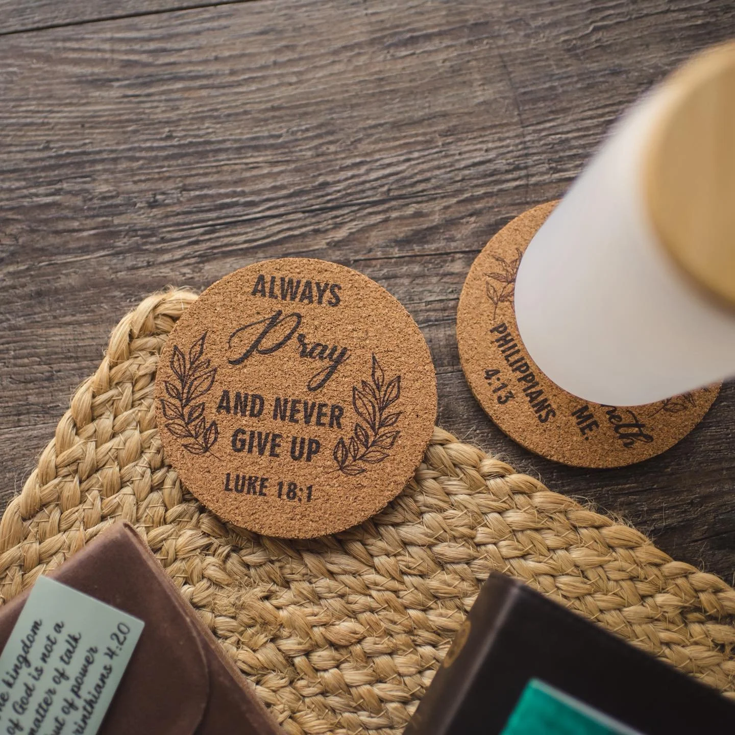 One of the extras alongside the March journal this month was a couple of encouragement coasters - for a refreshment while we study and for reminders from God&rsquo;s Word 🥰

Learn more about the everseeking subscription: evergreencypress.com/eversee