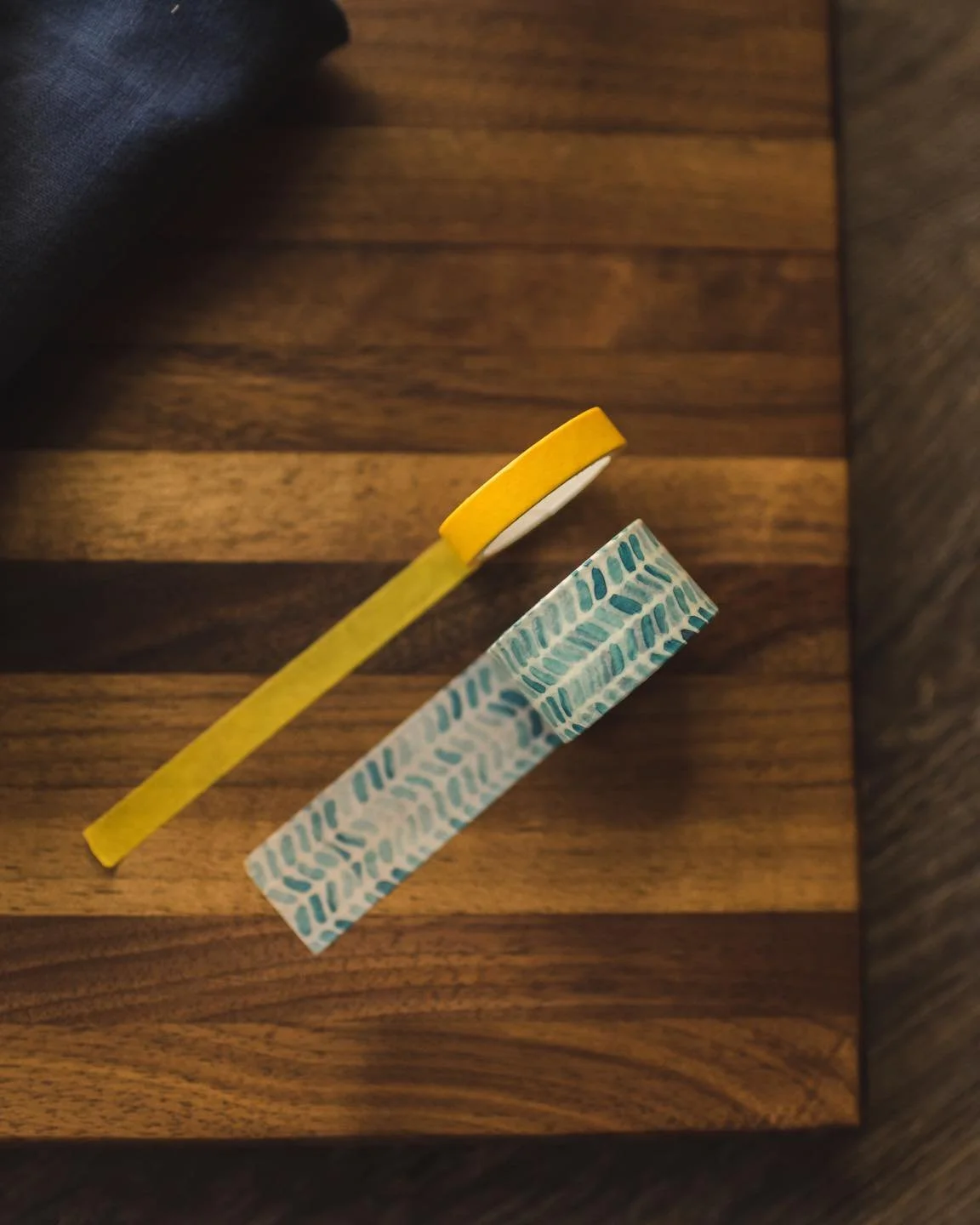 We always love finding washi tape to go with our journal each month! 

This month&rsquo;s patterned washi tape matched the bold blue tones in the &ldquo;As warriors of God&rdquo; journal and the solid washi was chosen to match from the variety of the