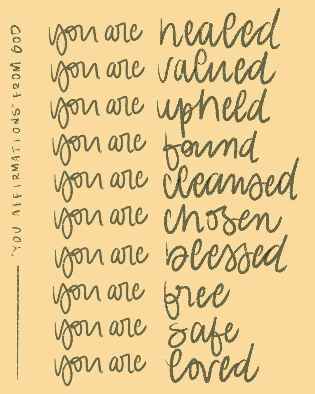 From the &ldquo;Precious in My eyes&rdquo; journal 💛

Re-released from the everseeking collection for this spring &mdash; these are from our optional pages that have verses to go with every God-given affirmation!

Shop the journal: https://www.everg