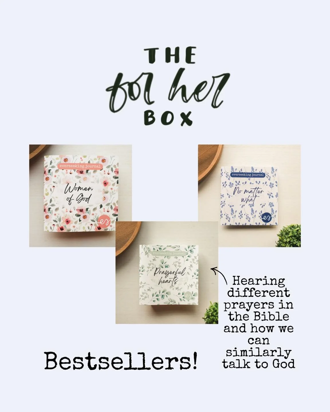 In the For Her Box, you get to select which Bible study journal to add inside for her!

Not sure which to choose? We suggest one of our bestsellers!

Shop The For Her Box: https://www.evergreencypress.com/shop/p/the-2026-for-her-box