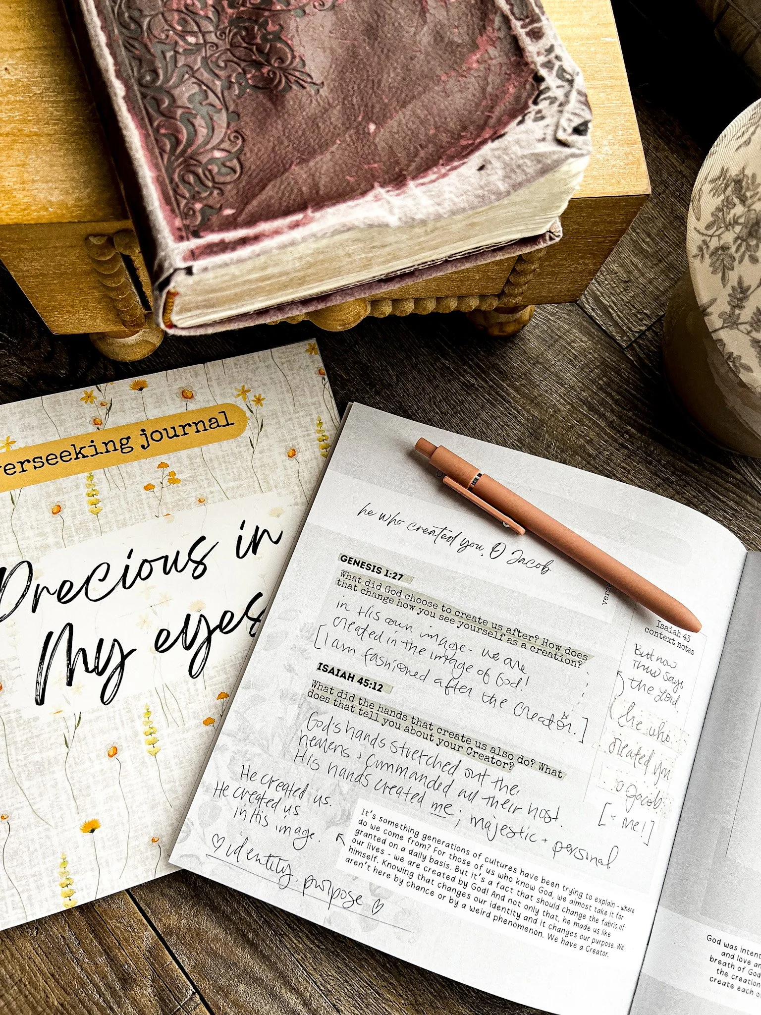 What&rsquo;s it like to journal through the &ldquo;Precious in My eyes&rdquo; journal? Let&rsquo;s journal through the first page together! 

Journal together: https://youtu.be/wae7a9LiwK0

Shop this journal: https://www.evergreencypress.com/shop/p/n