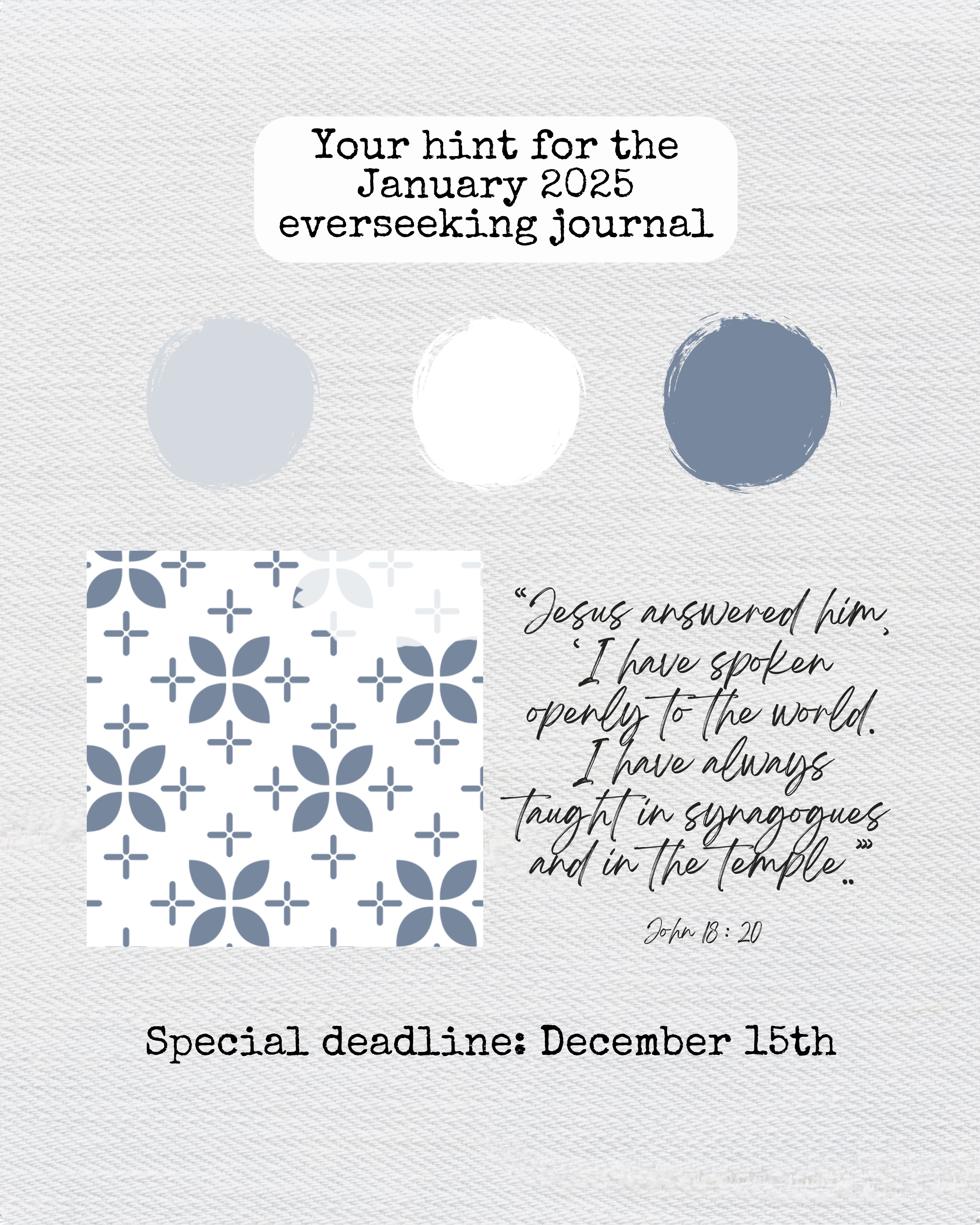 SPECIAL OFFER January 2026 everseeking journal