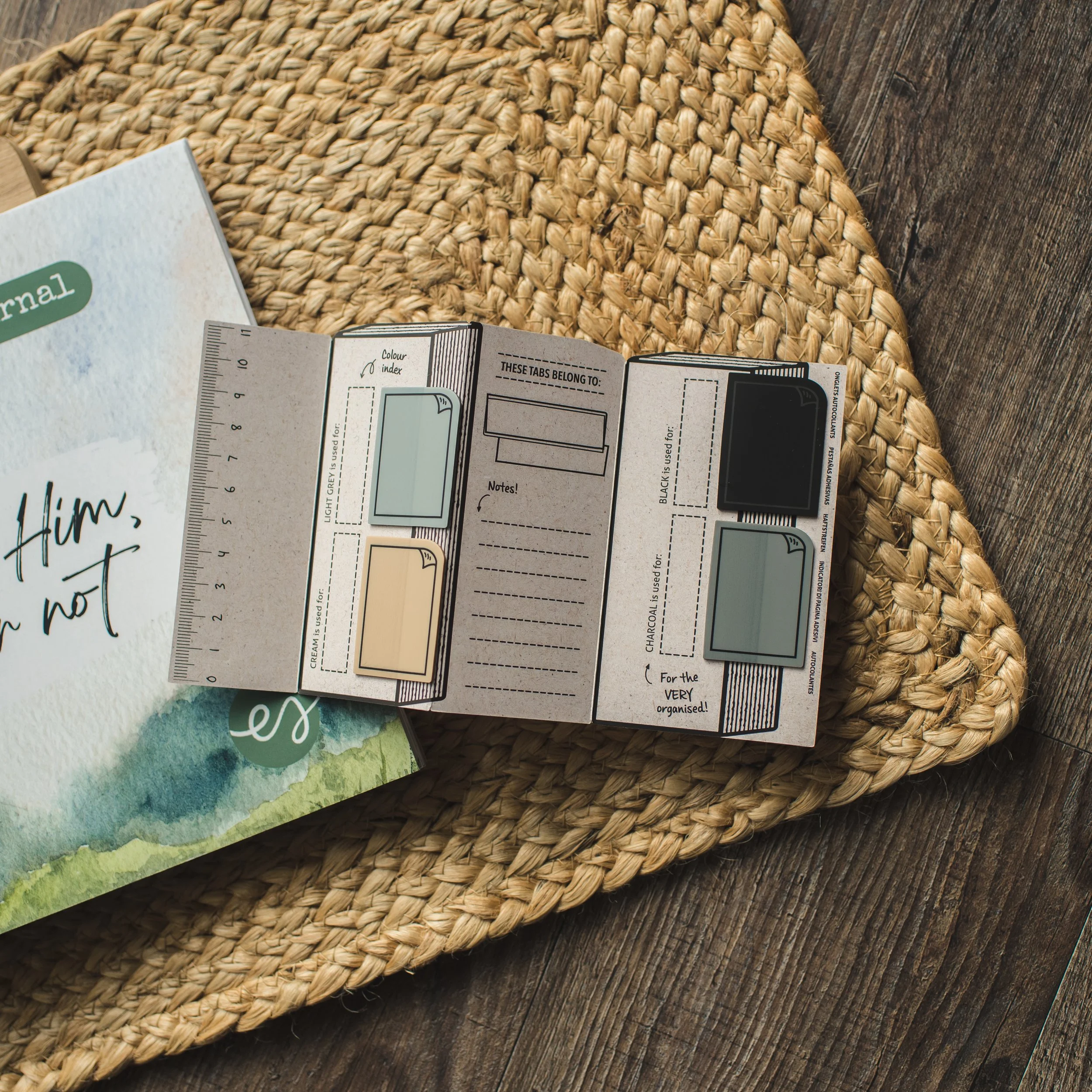 August 2026 - "book" of sticky note tabs