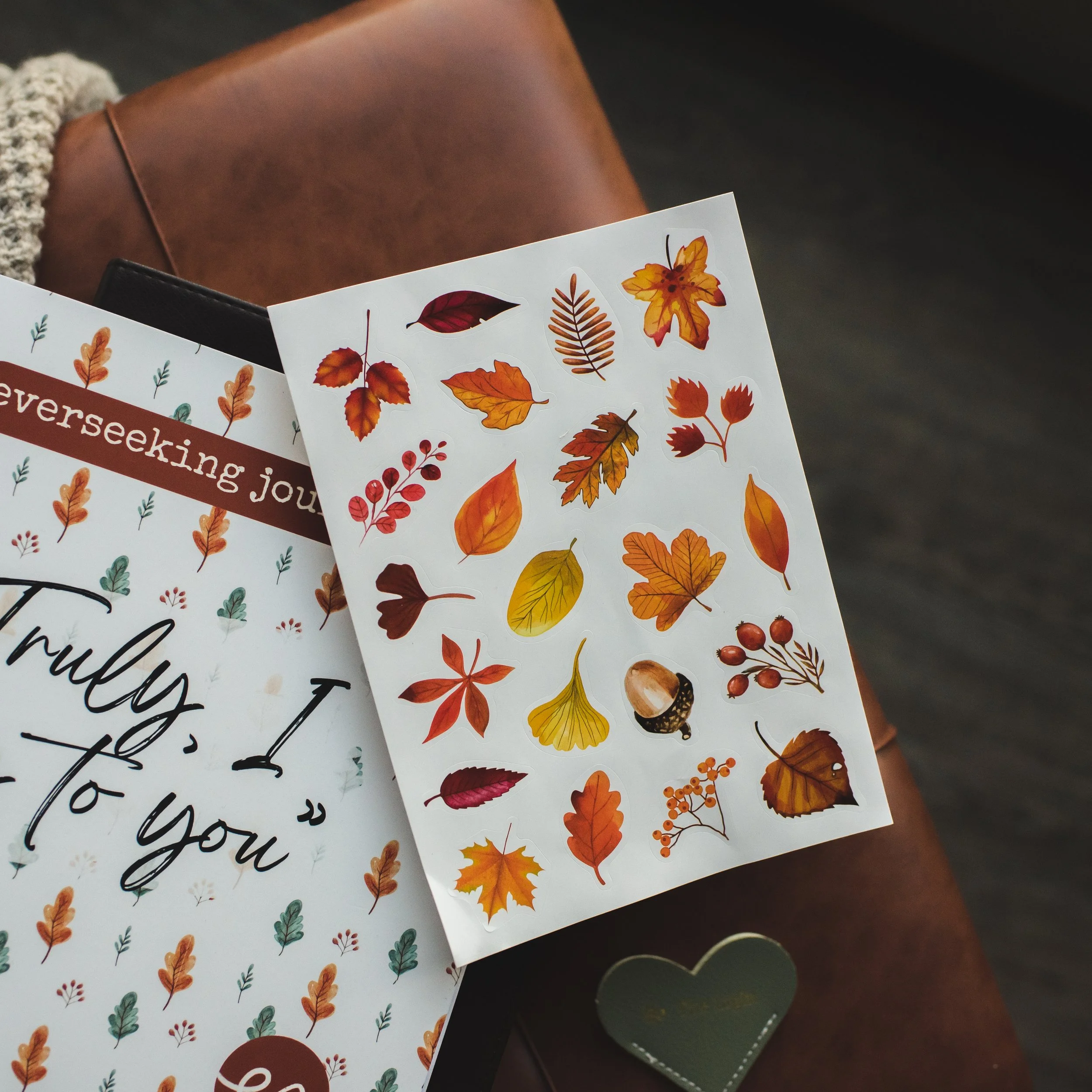 October 2025 extras - fall sticker sheet