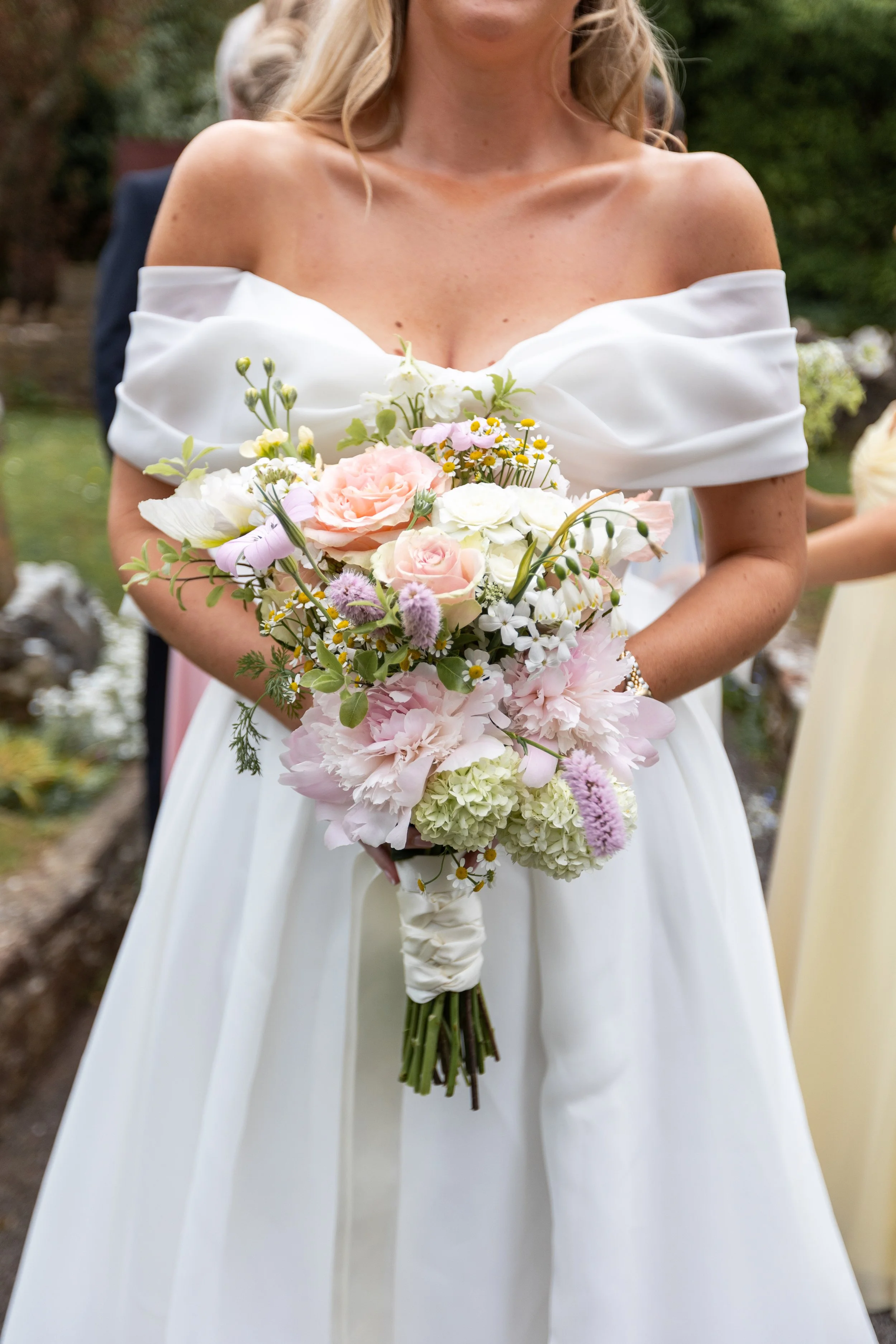 Spring summer bridal bouquet