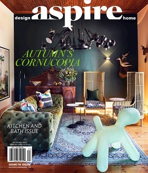 Dallas-based designer Ginger Curtis of Urbanology Designs featured on Aspire Design and Home magazine