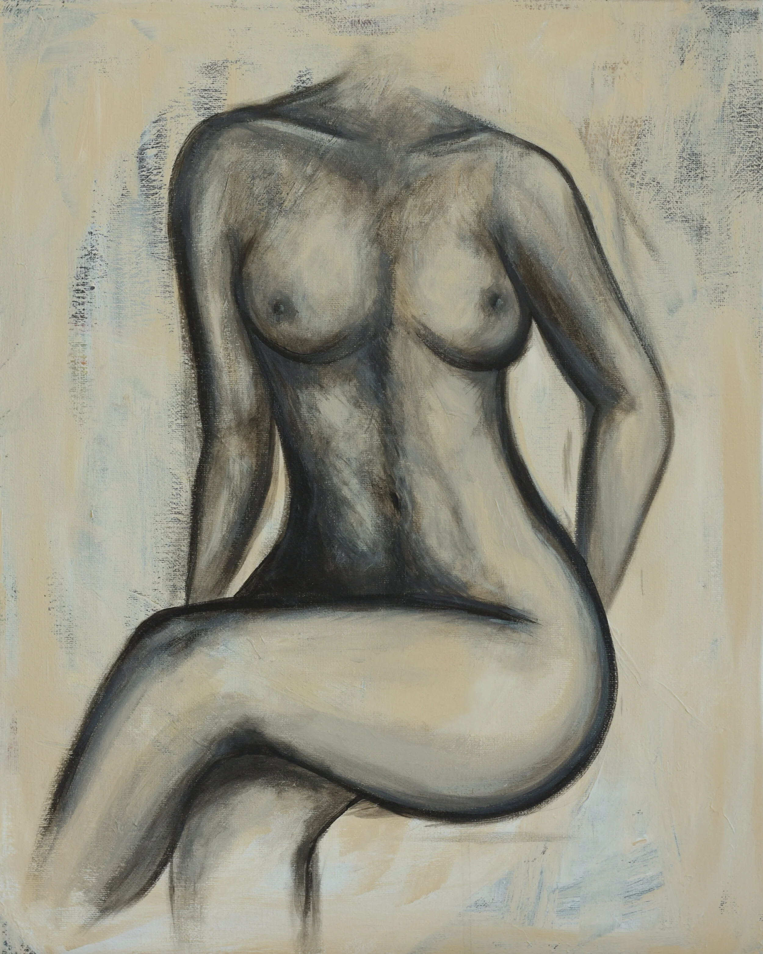 she (6) 
acrylic on canvas 
16 X 20