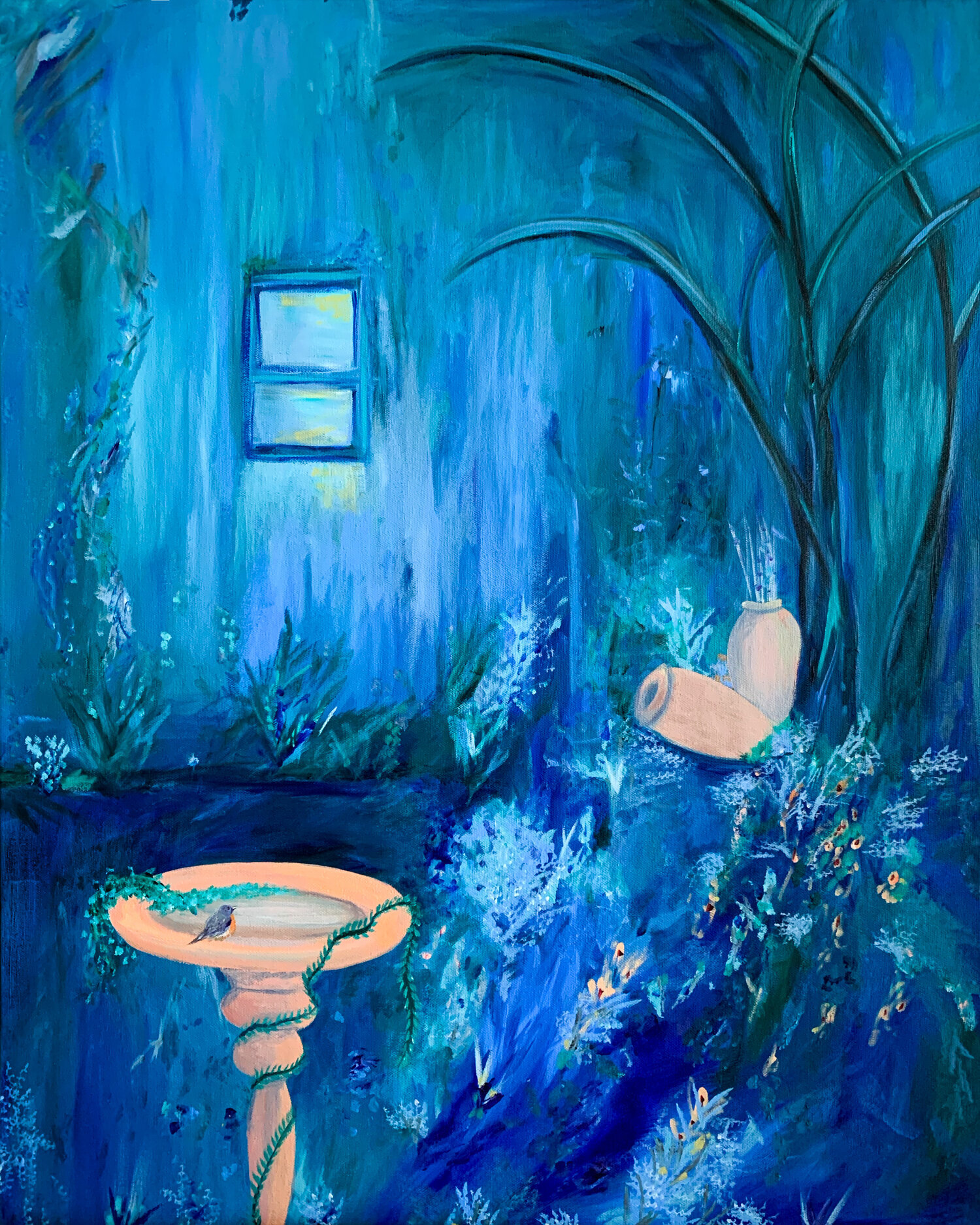 night with self
acrylic on canvas (SOLD)