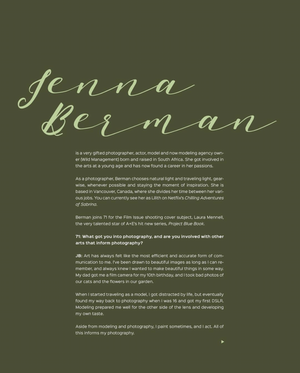 about — JENNA BERMAN
