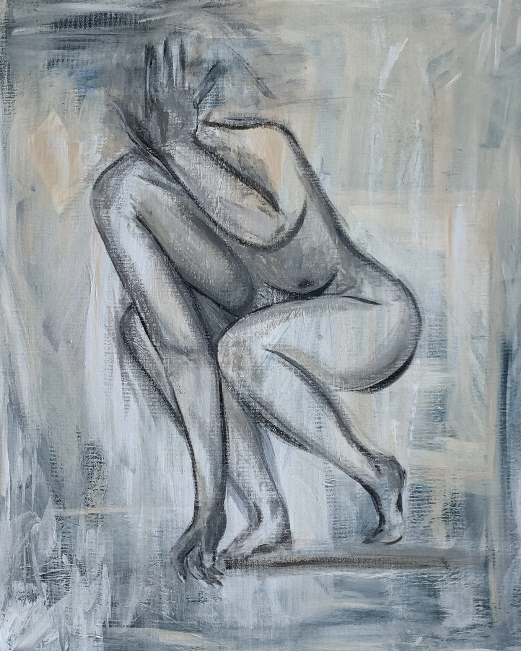 to be observed 
acrylic on canvas 16 X 20