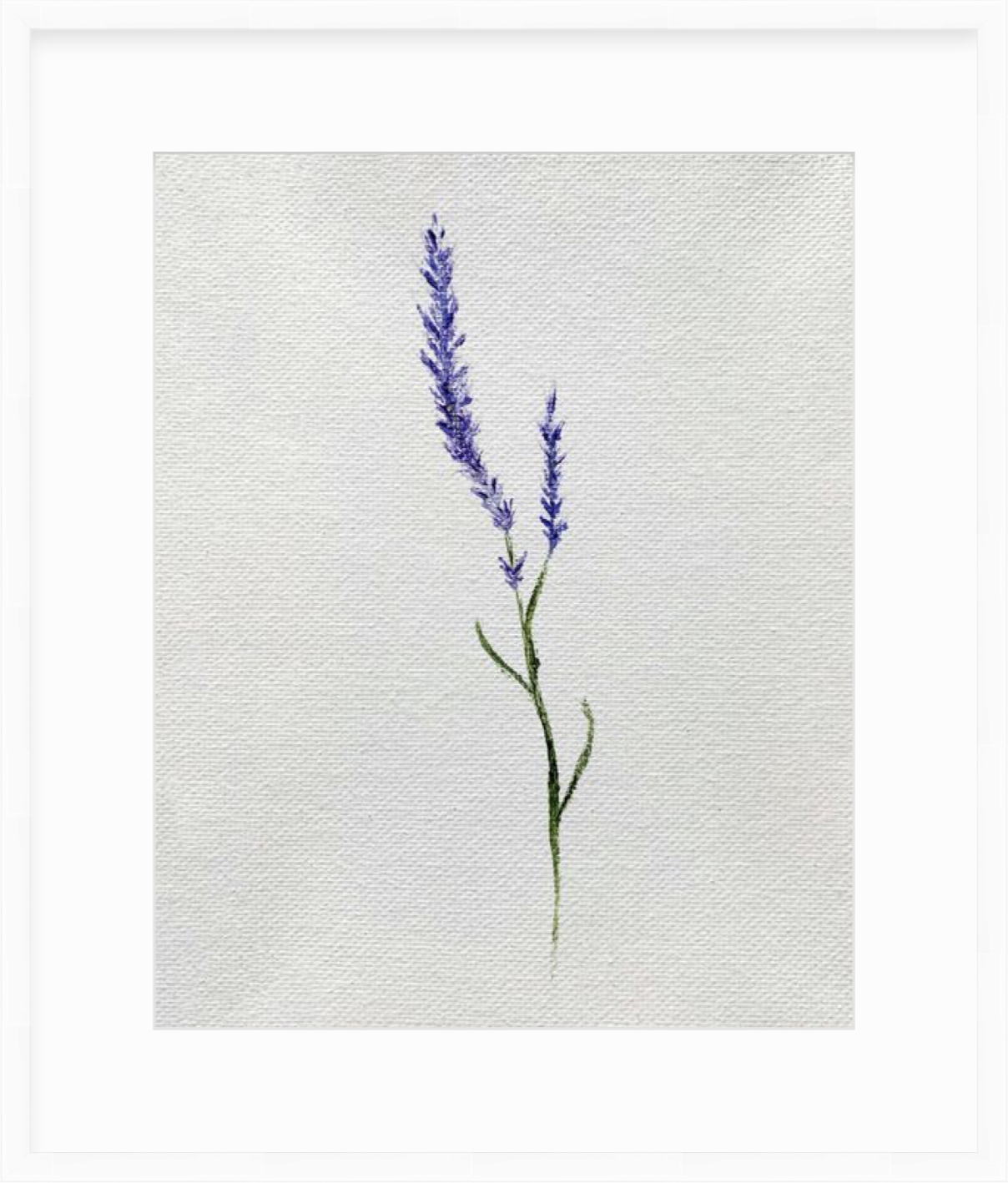 lavender -
acrylic on canvas (SOLD)