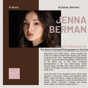 about — JENNA BERMAN