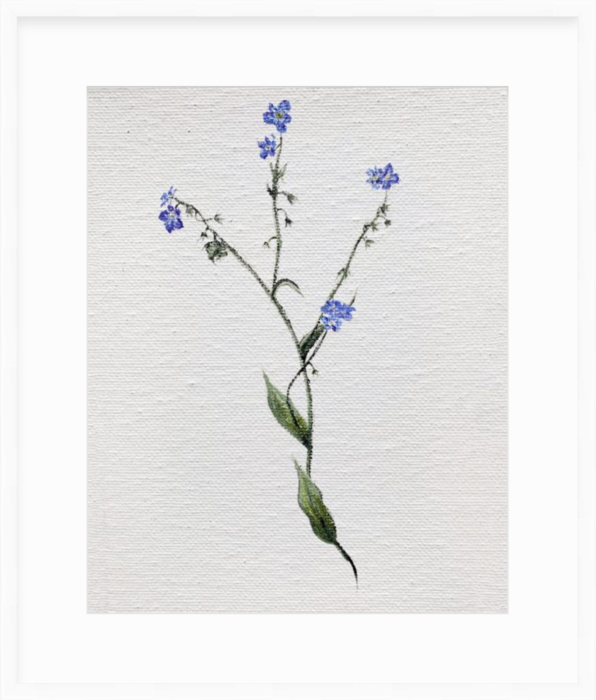 forget me not -
acrylic on canvas (SOLD)