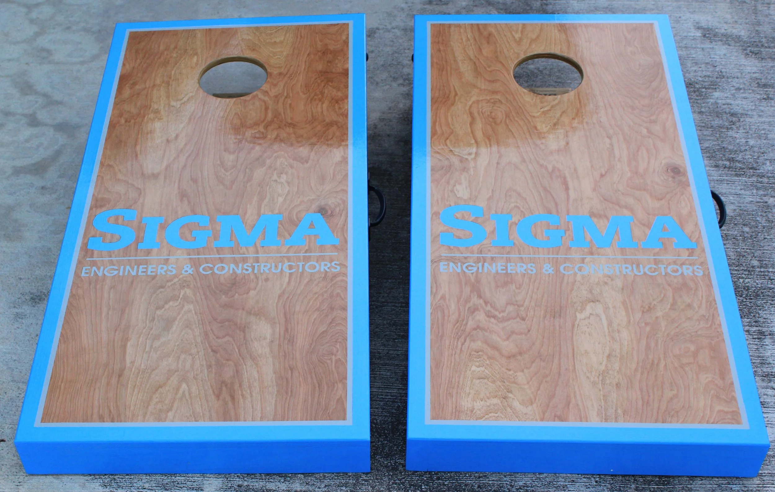 Custom Boards with Hand Painted Logo