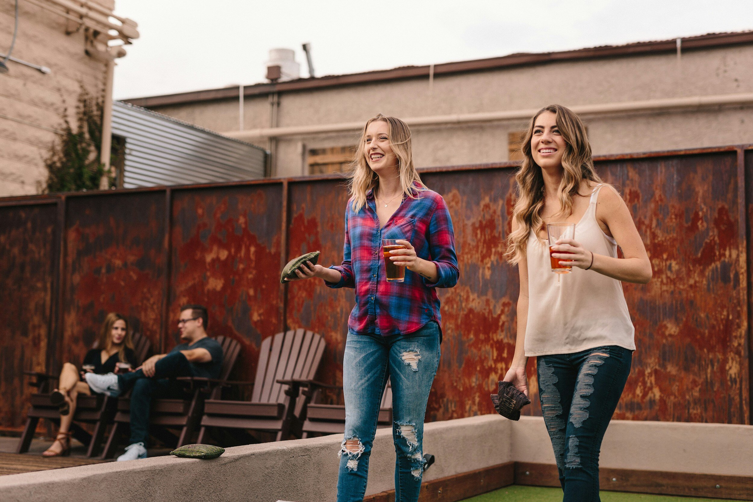 "Hot Spot Crush". My girls and I went to our favorite local brewery in Houston and saw a "Hot Spot" sign. We weren't on the app at this point but when it said "download to meet singles here/now", we were all about it. We downloaded the app, checked i