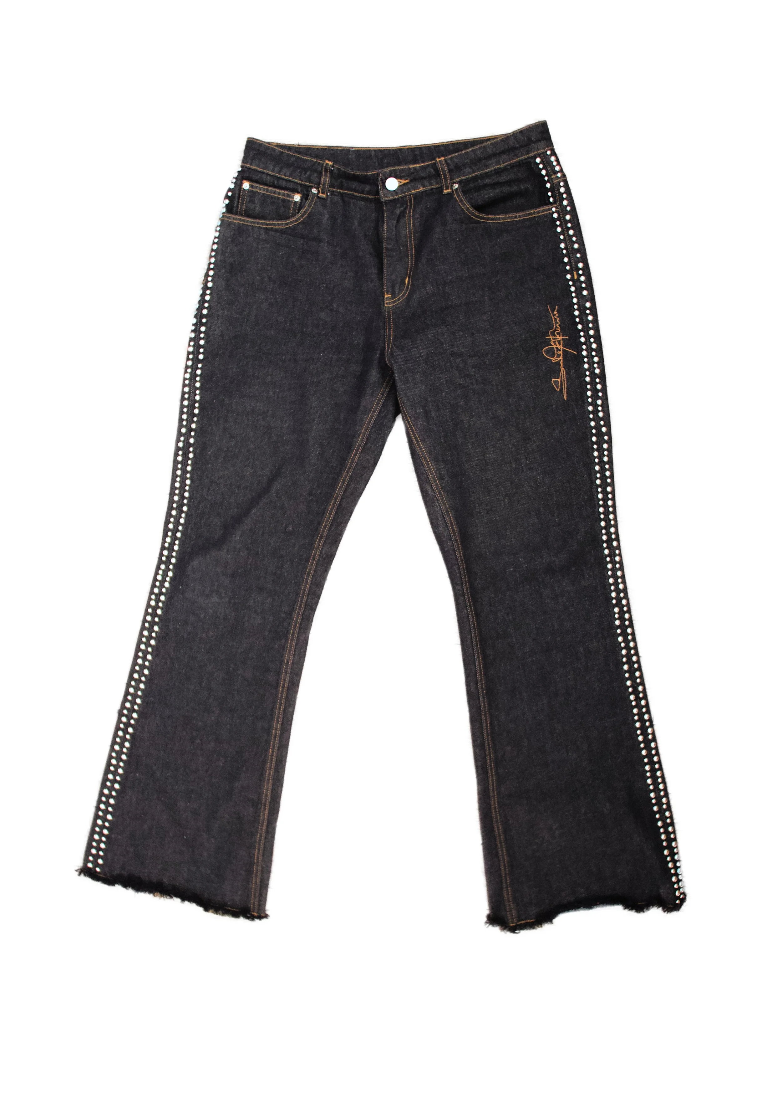 Studs “UFFF!!” Flared Jeans