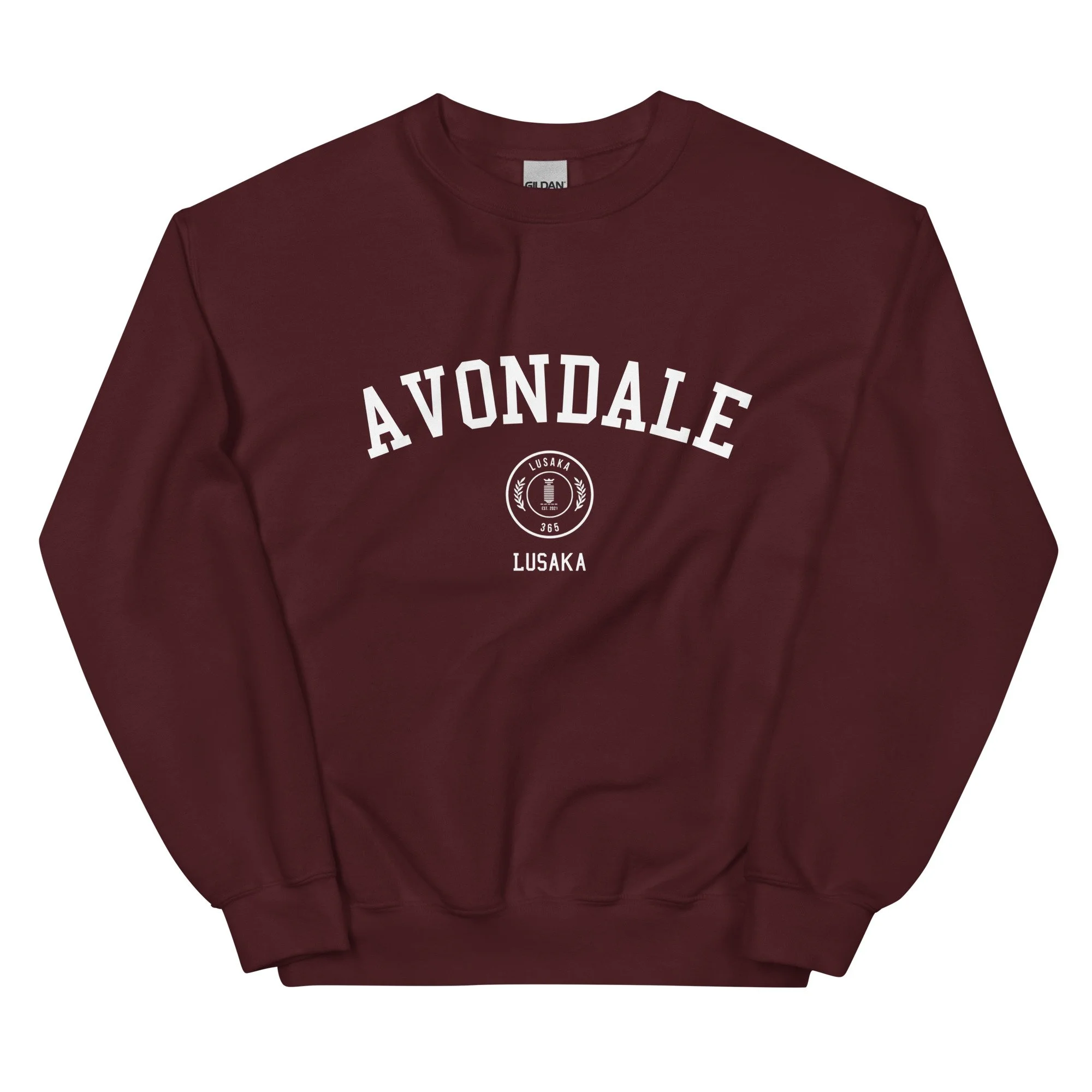 unisex-crew-neck-sweatshirt-maroon-front-662999df95e5b.jpg