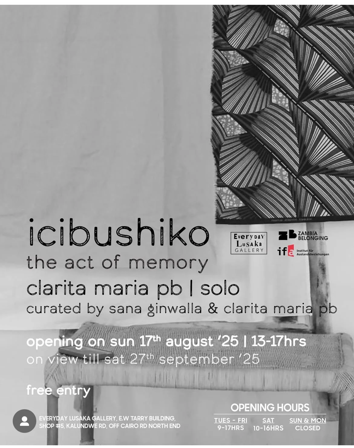 Icibushiko: The Act of Memory – Solo Exhibition by Clarita Maria PB