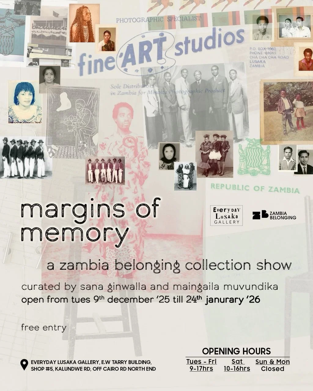 Margins of Memory: A Zambia Belonging Collection Show