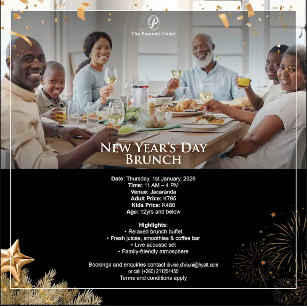 New Year's Day Brunch at Pamodzi Hotel