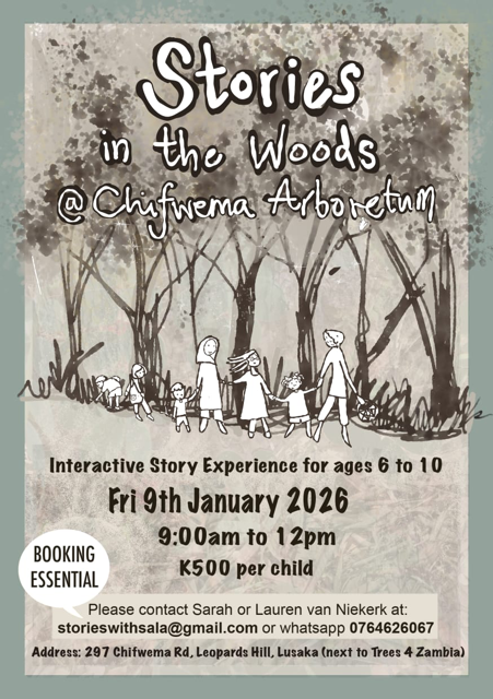 Stories in the Woods- Children’s Storytelling Event in Lusaka