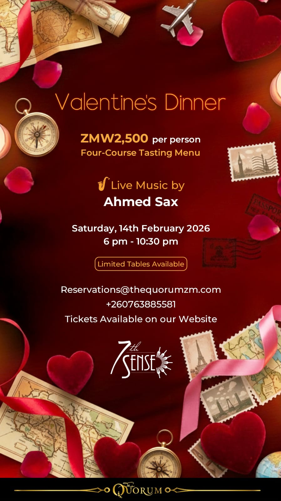 Flavours of Romance - Love around the World | 7th Sense Restaurant