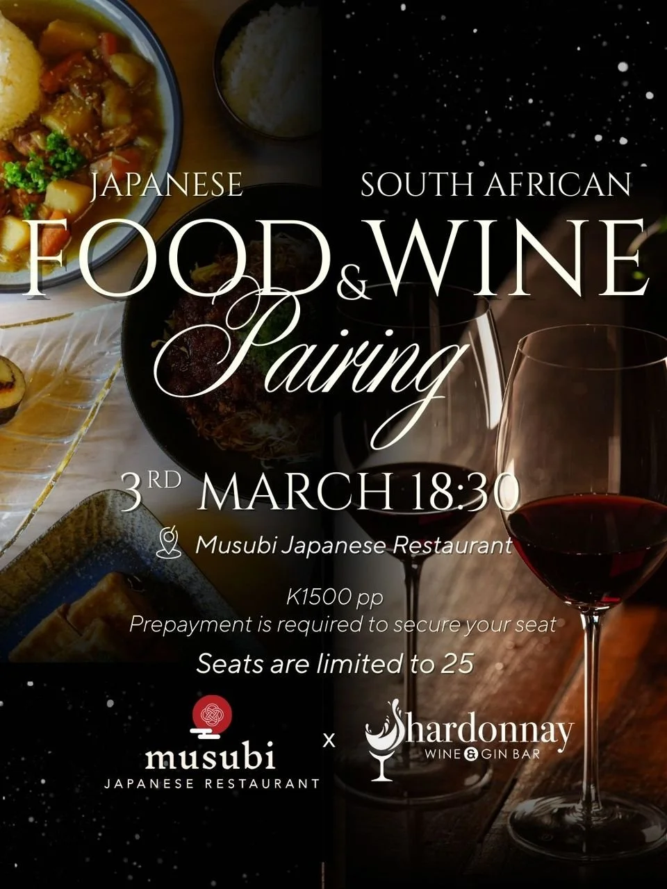 Food &amp; Wine Pairing : Shardonnay x Musubi