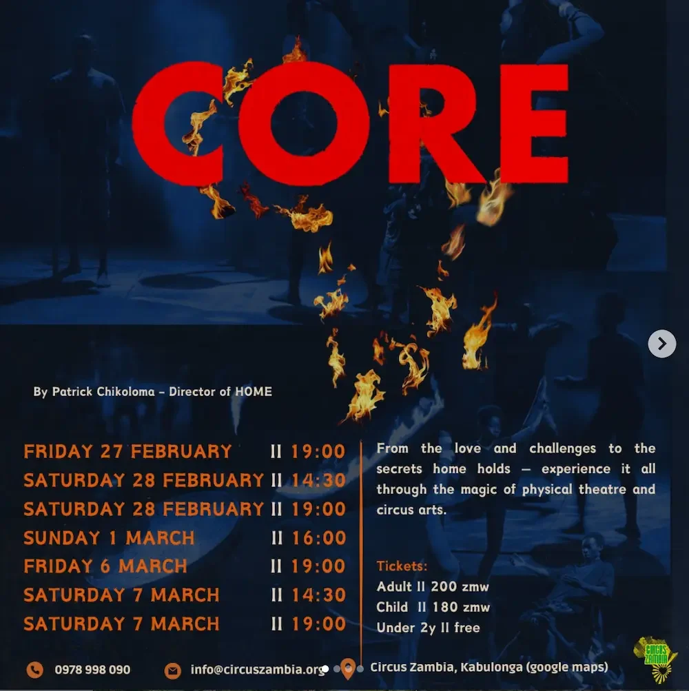 CORE by Circus Zambia — Physical Theatre &amp; Circus Arts Lusaka