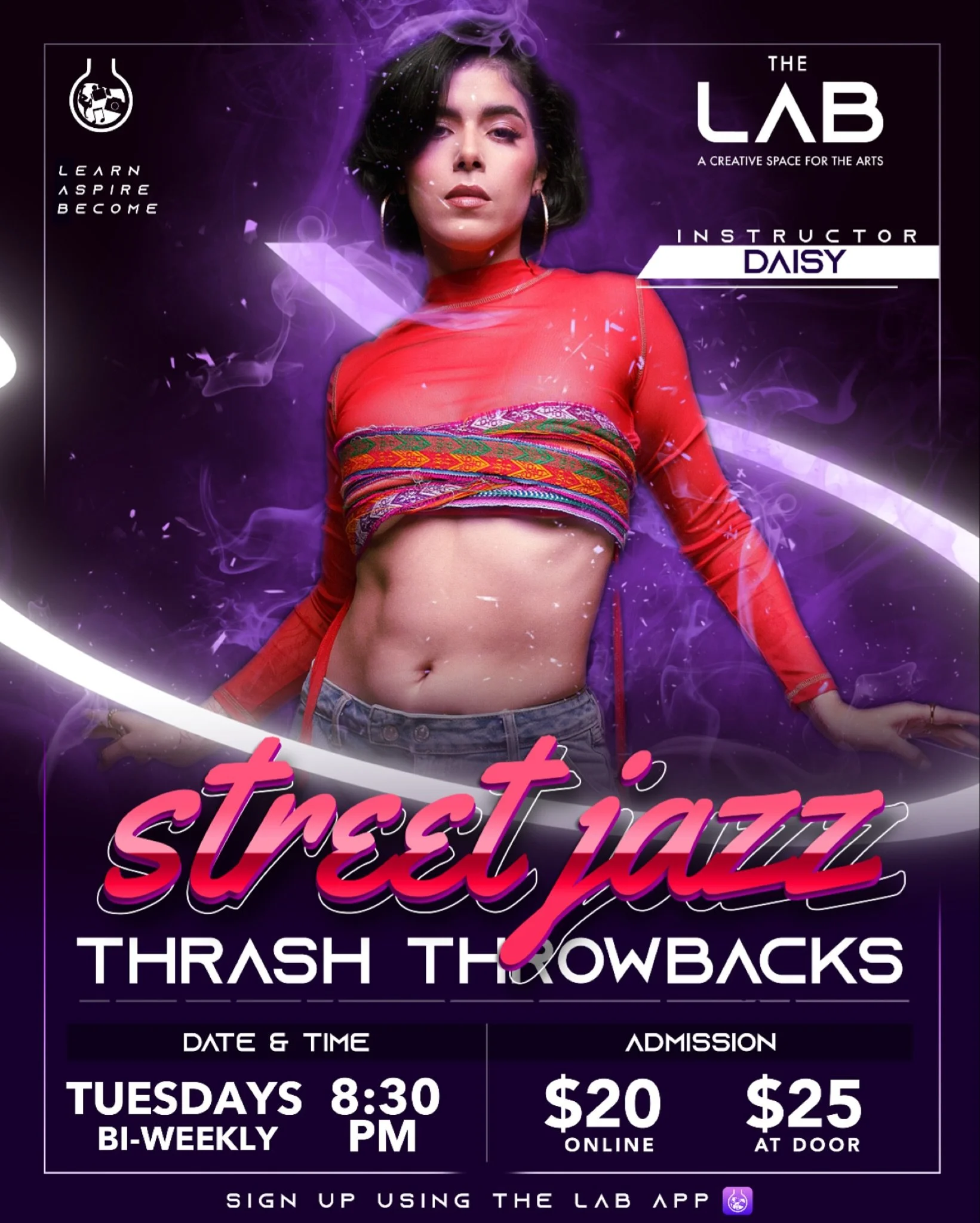 TONIGHT 8:30PM! Come learn a crazy combo by the one and only @d.flo_ ! She&rsquo;s bringing the energy you don&rsquo;t want to miss! Sign up using THE LAB APP or visit TheLabCT.net  #ctdancers #danceclass #meridenct #dance #choreography #thelab #thel