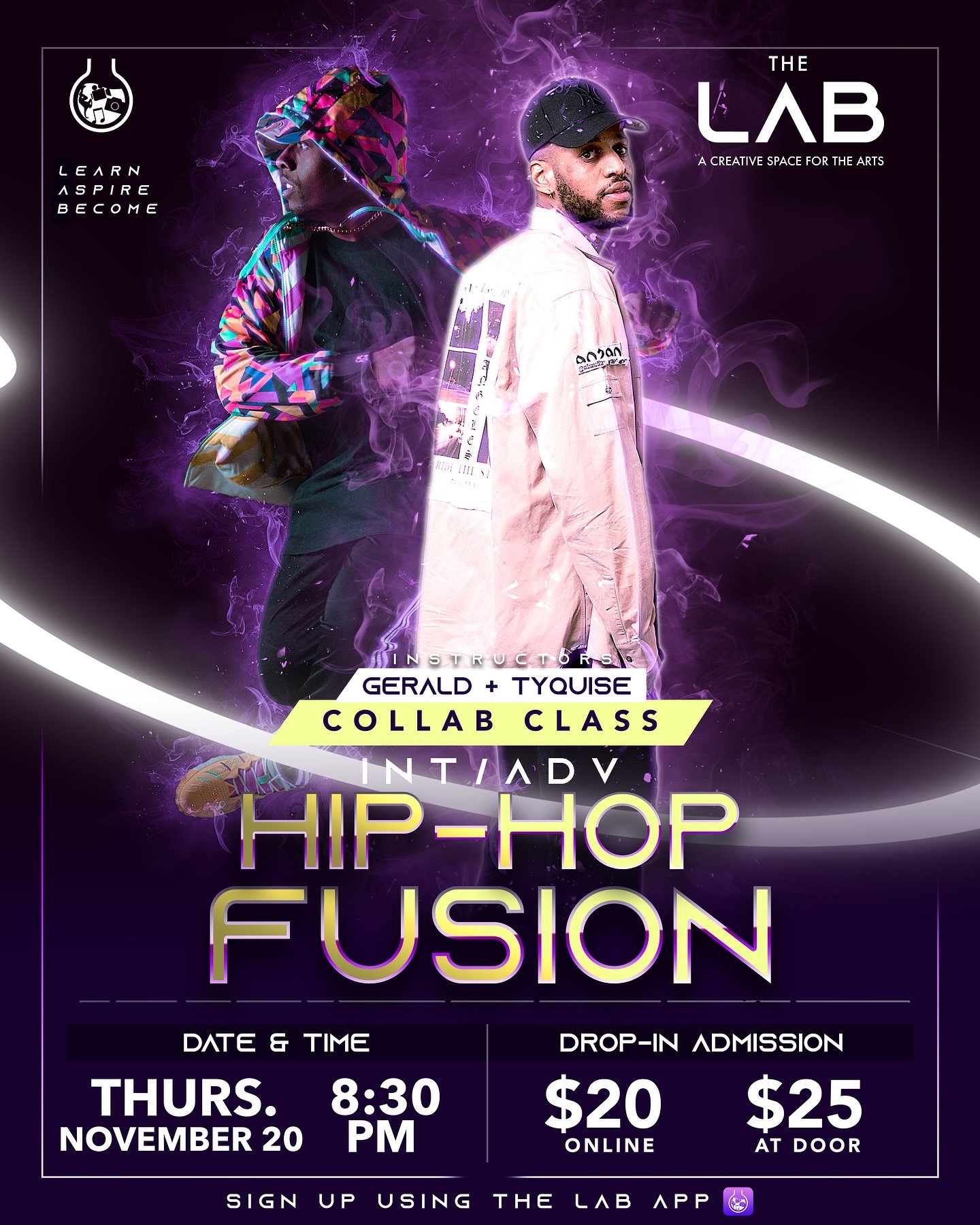 🔥 Collab Class Alert! 🔥
We&rsquo;re bringing the heat next Thursday with a special INT/ADV Hip-Hop Fusion class led by @geralddlovelace + @mr_tomquise 👊🏽

Expect a blend of musicality, power, and style &mdash; a true mix of hip-hop, street, and l
