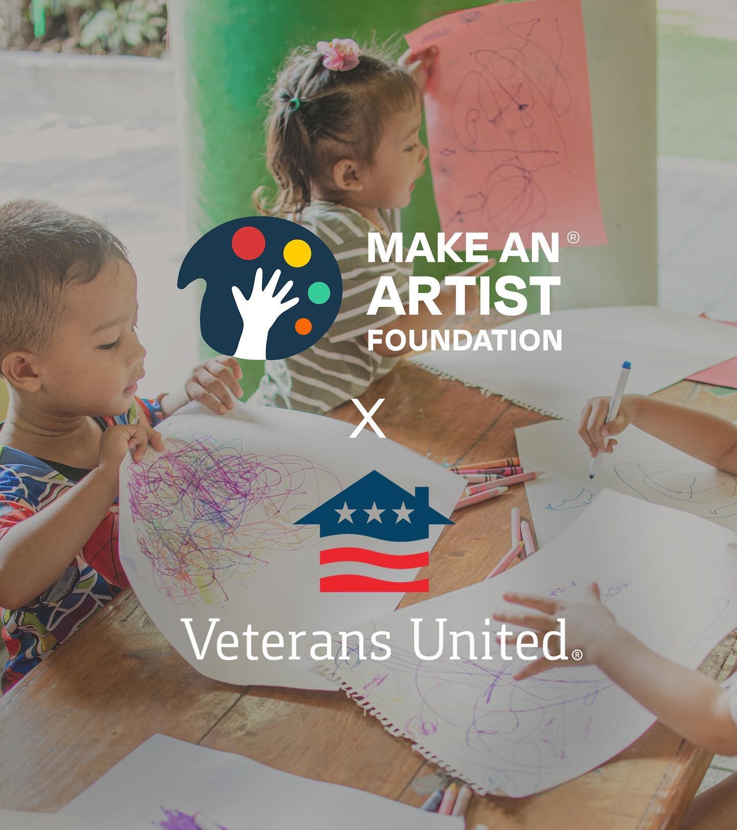 A tremendous thank you to Veterans United for donating $2000 to Make an Artist Foundation. With your support, we were able to enhance art programs for 3000+ children this summer! 

Arts education fosters bright, creative, and socially engaged childre