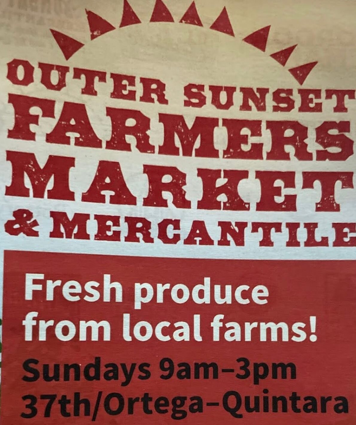 Niko and Silas are joined by Izzy of @younganduptoolate and Sophia of @birchesbendband tomorrow, at the Outer Sunset Farmers Market &amp; Mercantile, from 1-3pm!