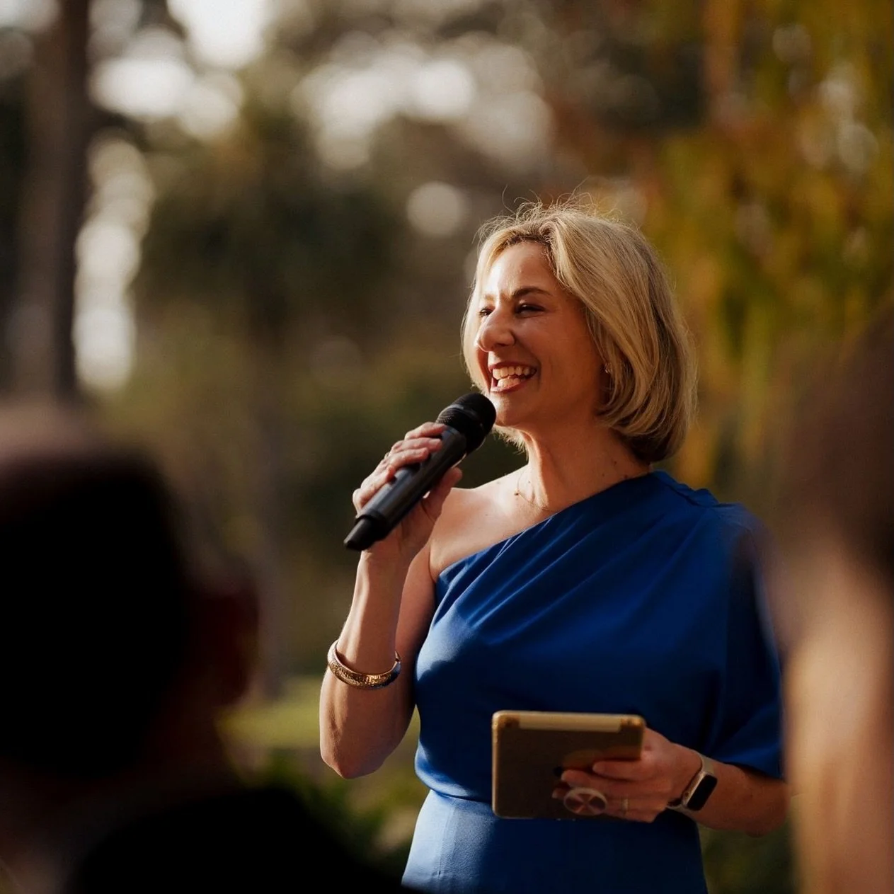 This is my tingles moment. 
Eagerly awaiting the bride&rsquo;s arrival, nervous energy fills the air, and I&rsquo;m right there for it all.

We all have our strengths and this is mine, standing in front of your guests, with a smile in my voice, I&rsq