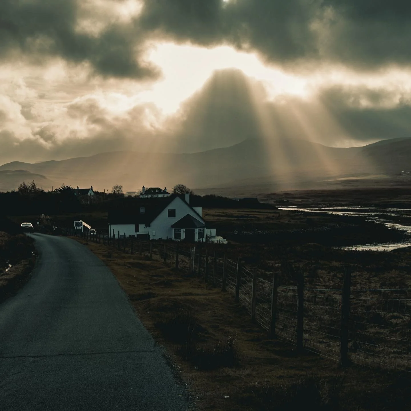 Sun Rays on the Croft