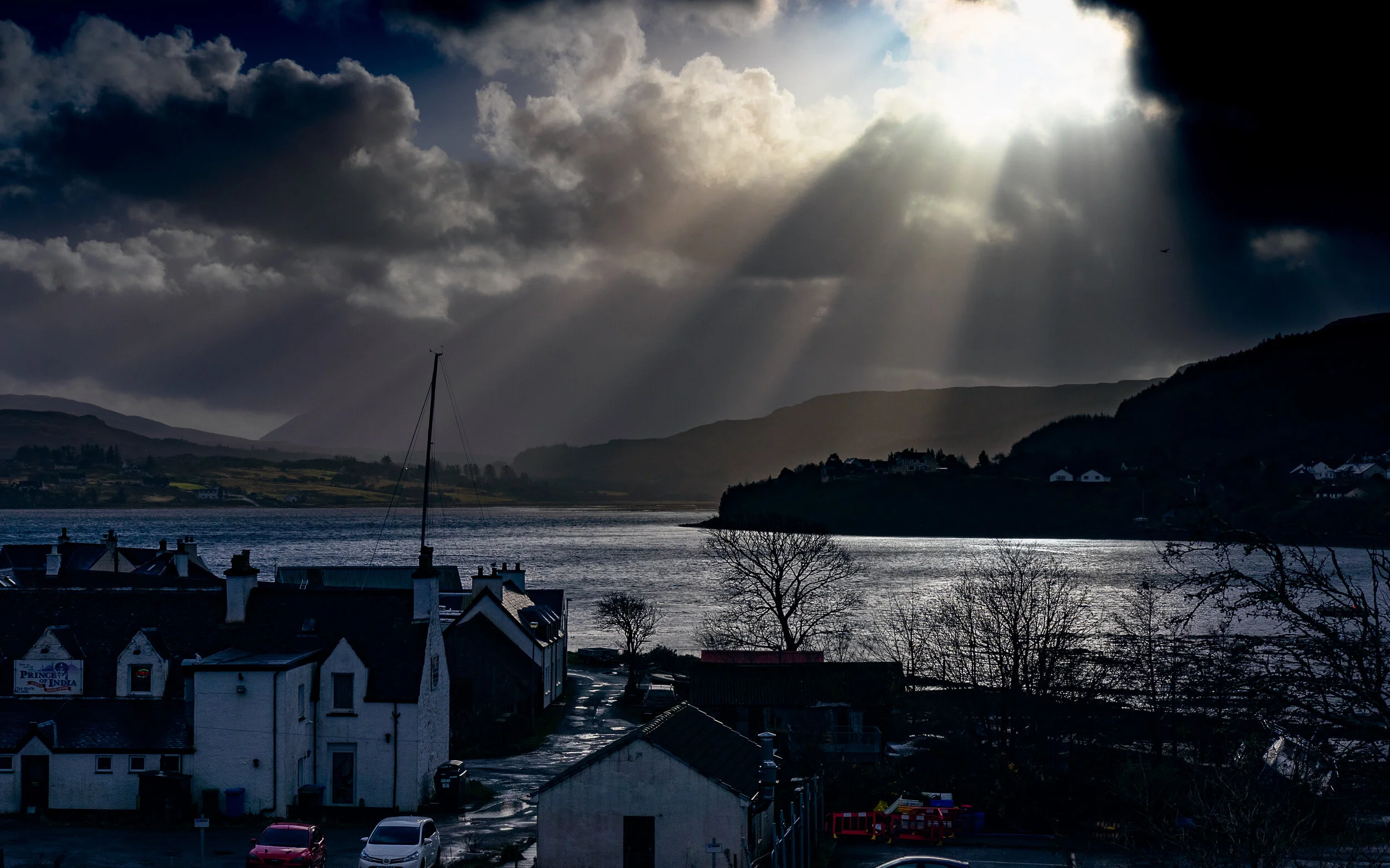 Sun Rays over the Bay