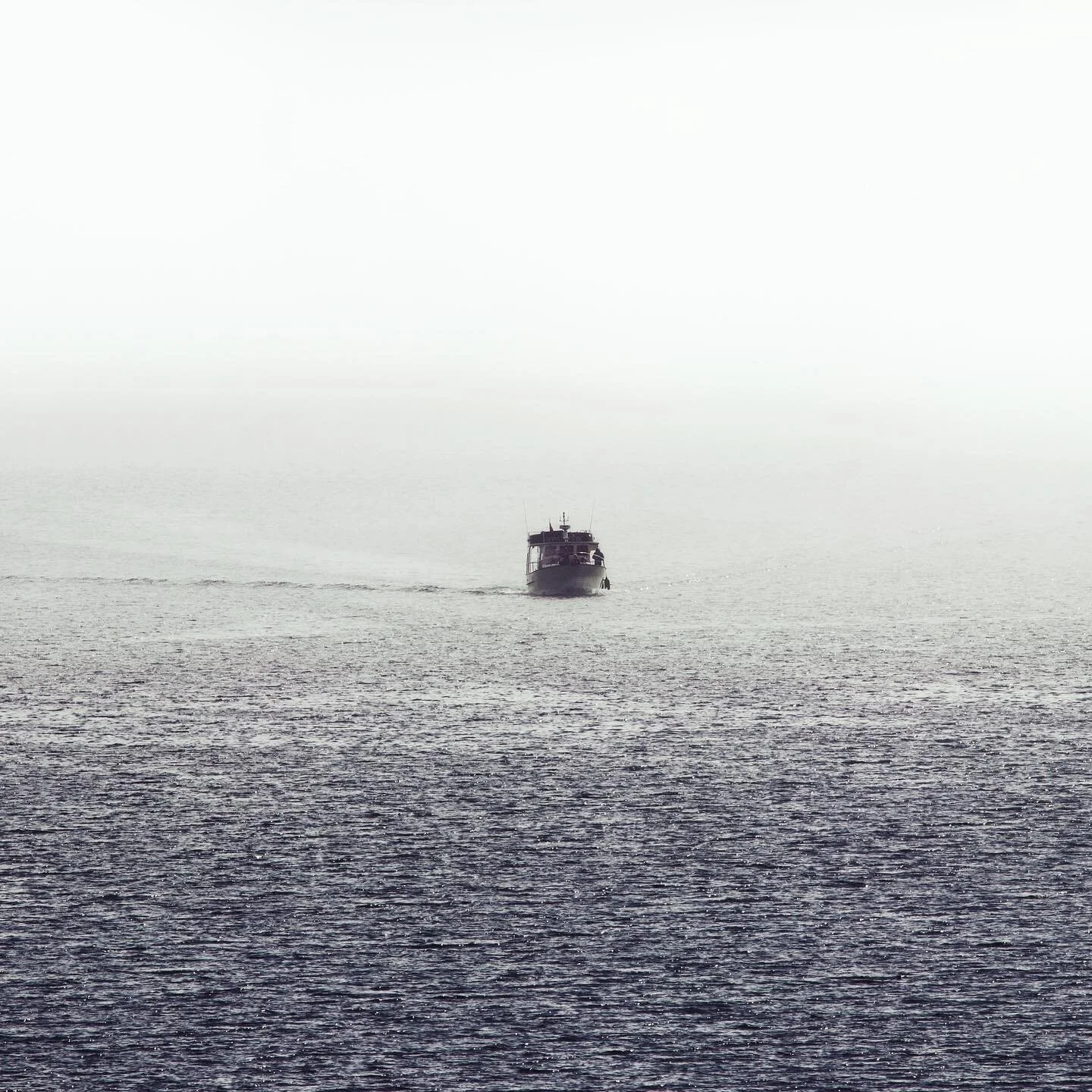 For the most part, the weather on the #isleofskye is mostly a bit dreich but then it provides magical days like this! 😍
When the #haar rolls in over #portreeharbour I cannot stop taking photos! This shot of the @spindriftboattrips vessel making its 