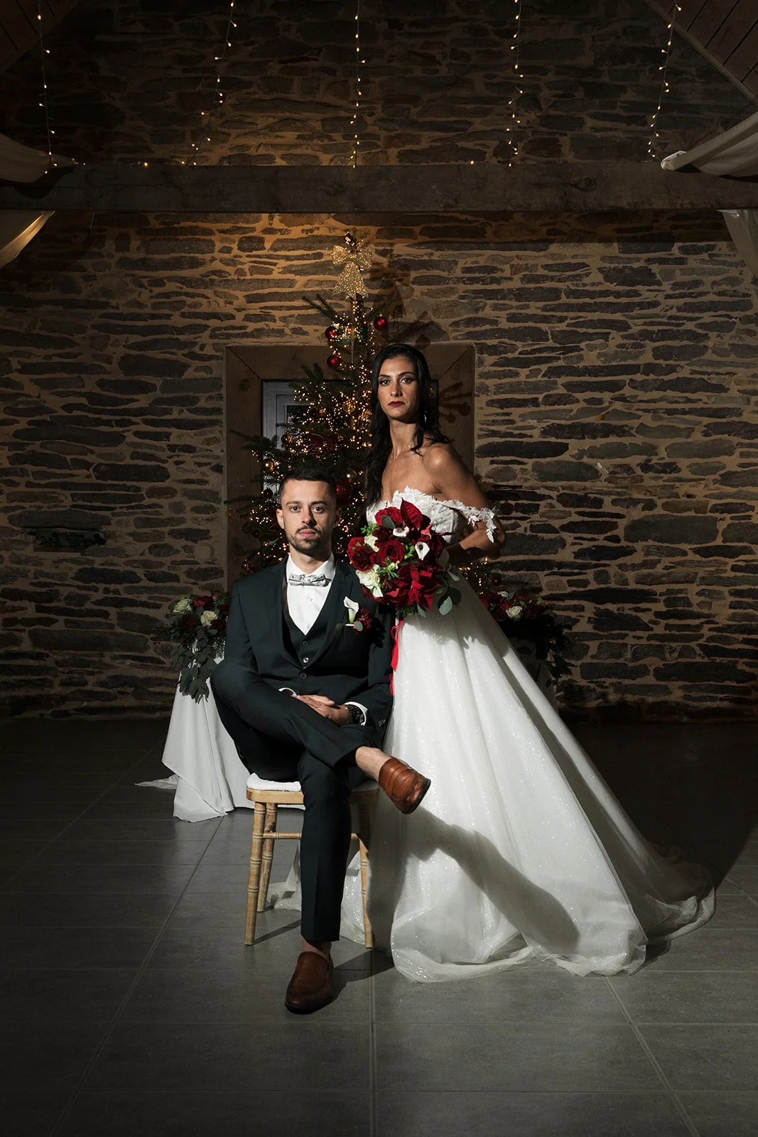 mariage Noël moderne