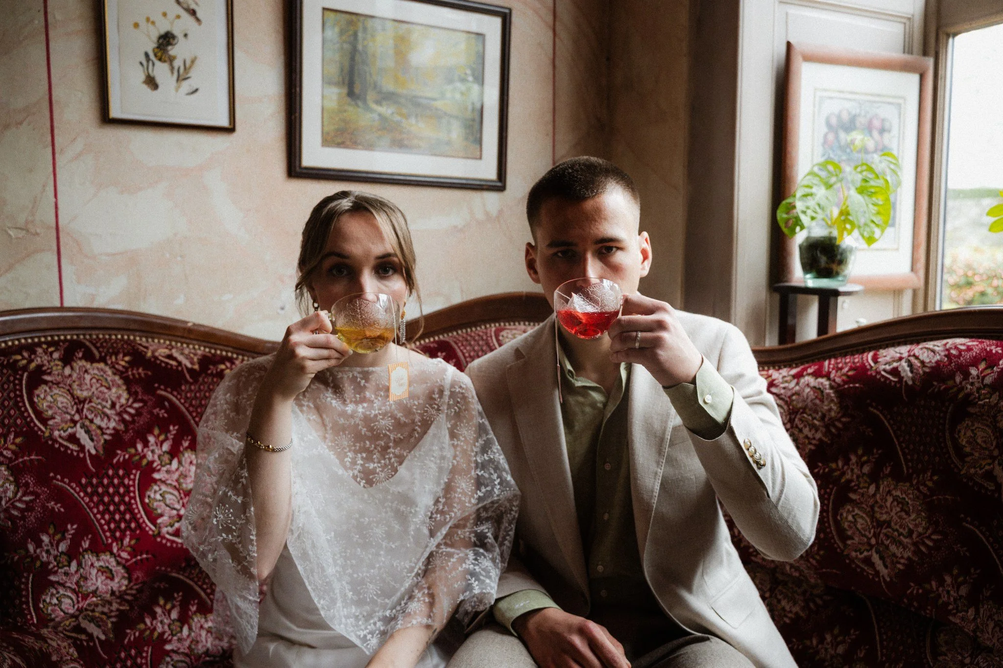mariage intime à deux