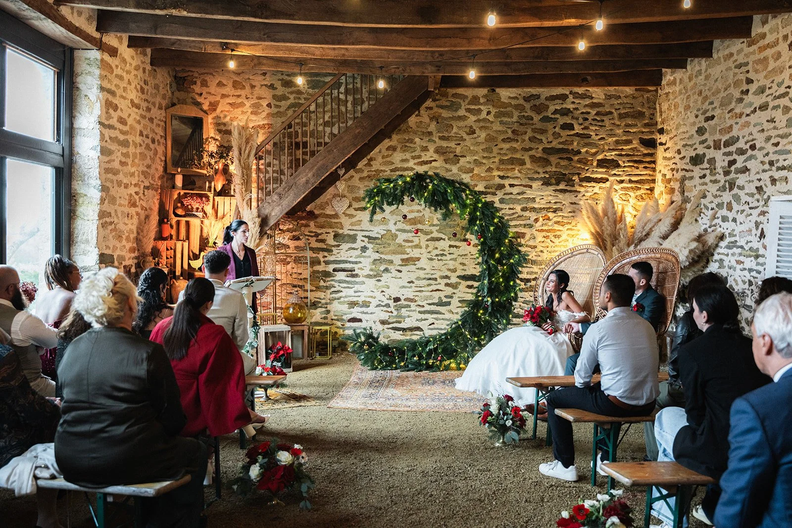 Mariage à Noël cérémonie laïque