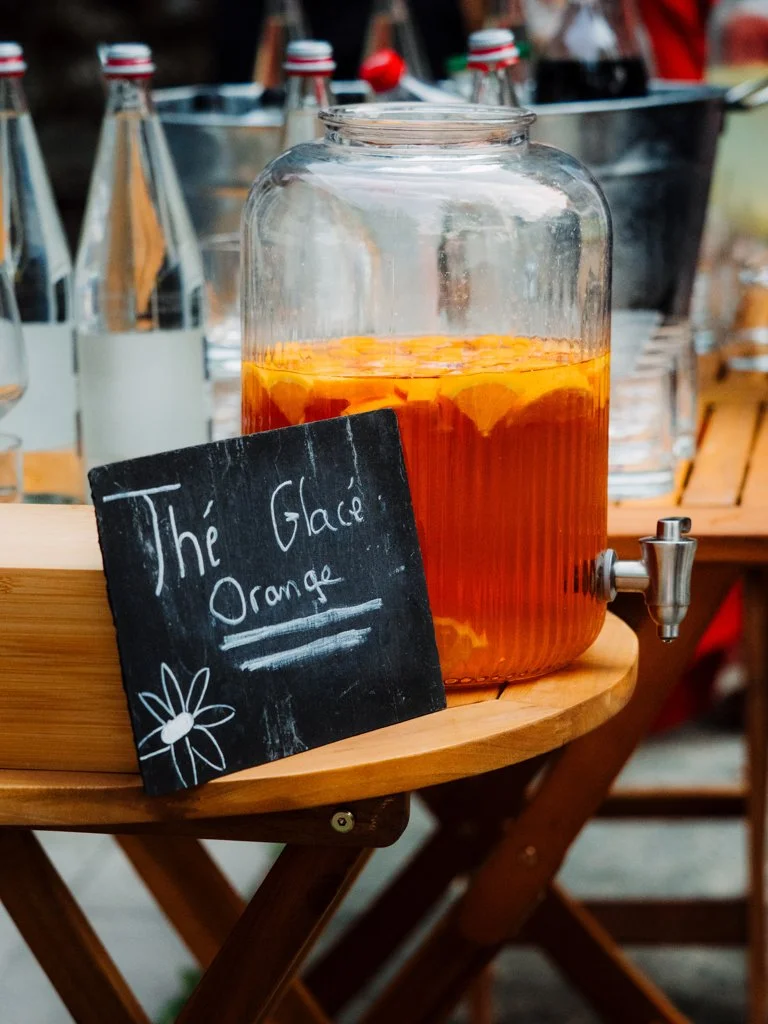 thé glacé boissons sans alcool mariage