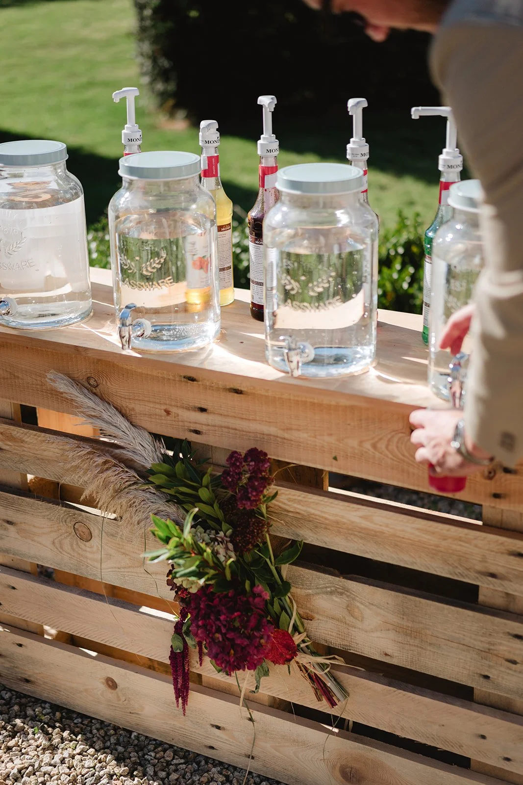 cocktail mariage sans alcool bar à sirops